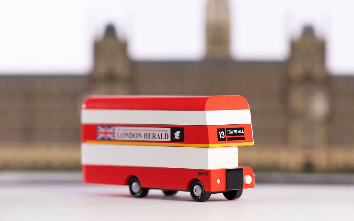 London Bus - Large - Wooden Toy Vehicle Candylab