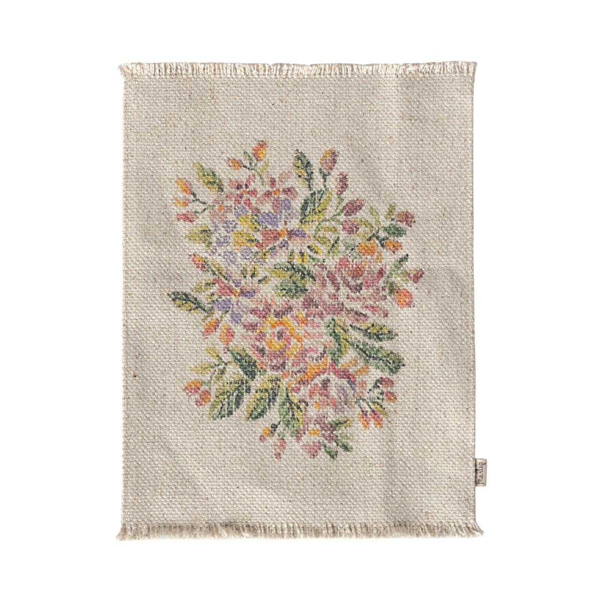 Maileg Rug, Flowers - Large