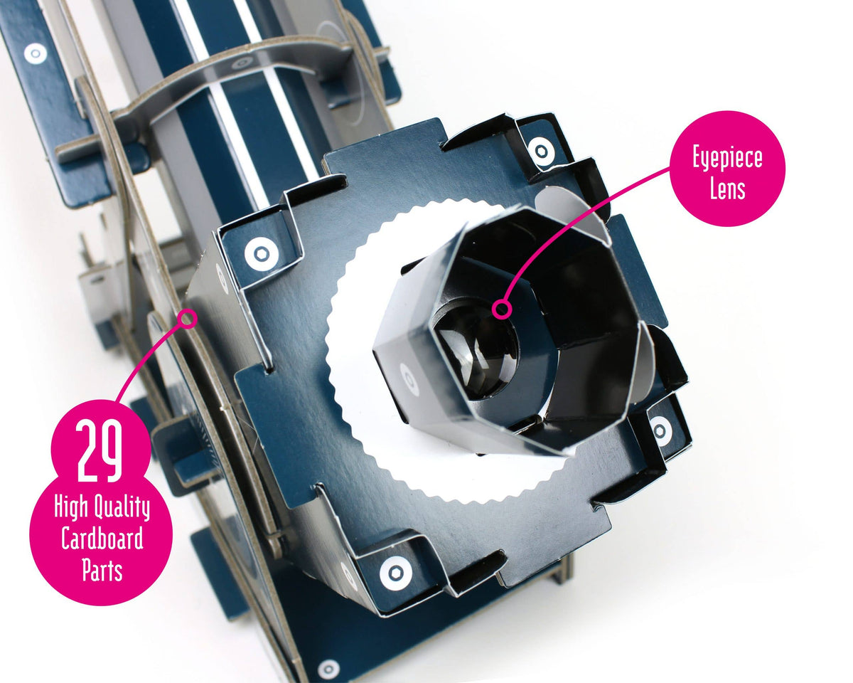 Build Your Own Telescope - Eco-Friendly Cardboard Craft Kit