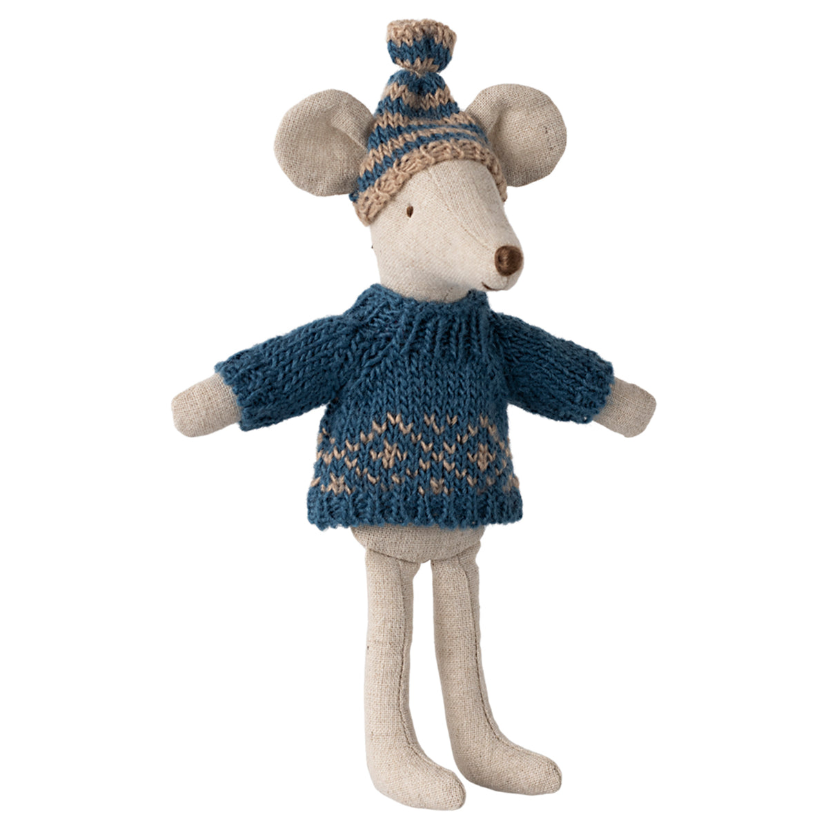 Maileg Dad Mouse Knitted sweater and Hat