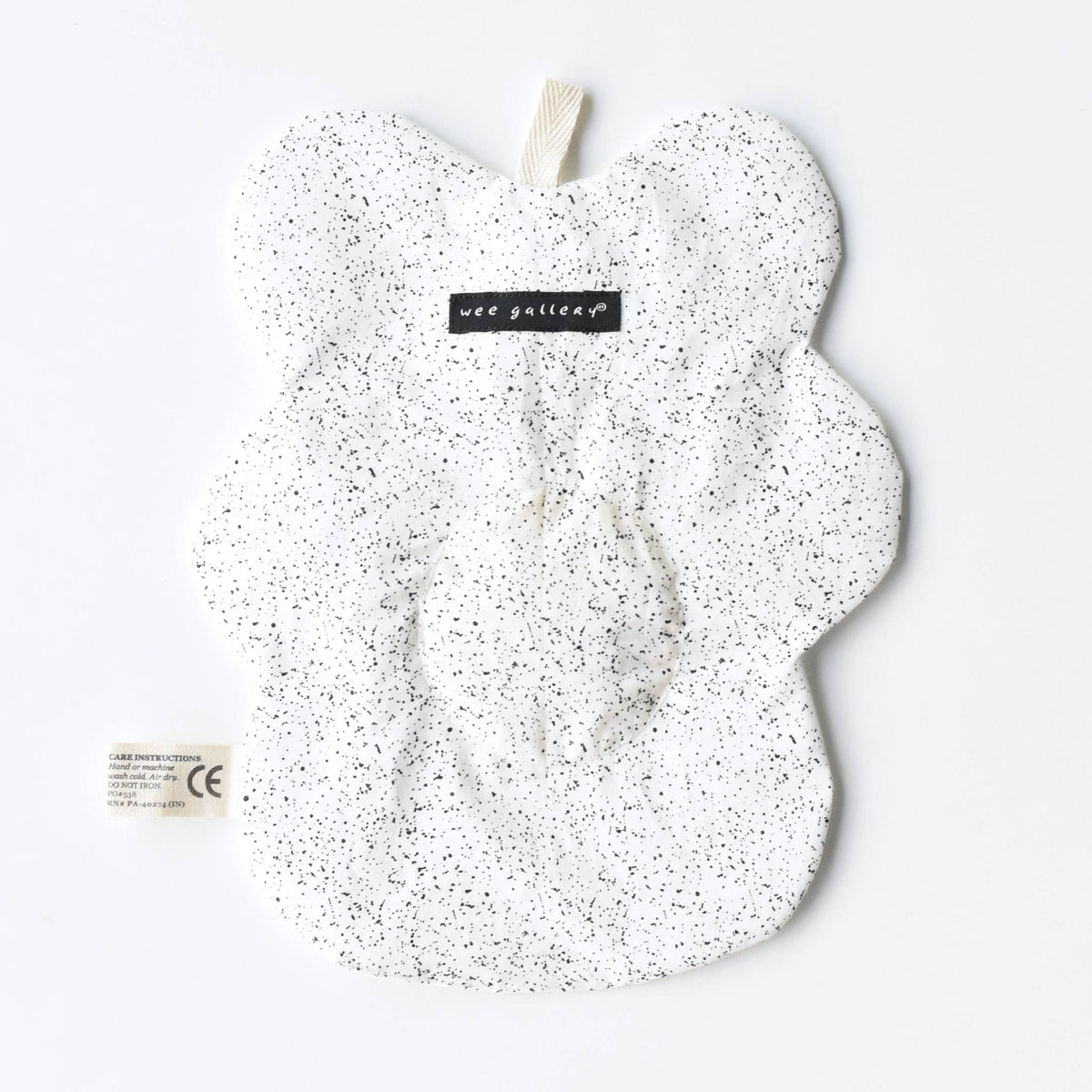 *Wonky* Egg Crinkle - Organic Fabric Baby Crinkle Paper Toy