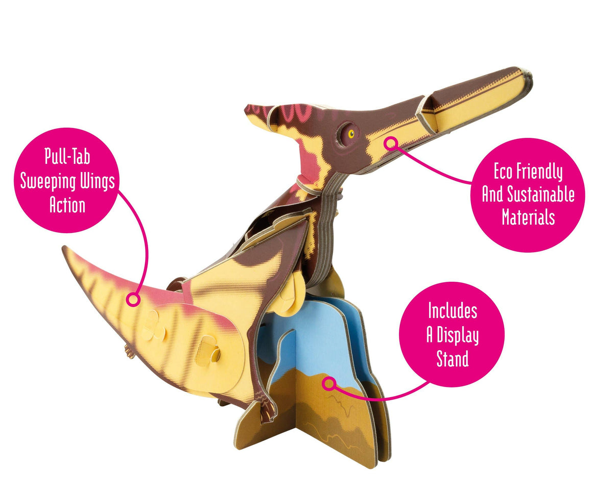 Build Your Own Pteranodon - Eco-Friendly Cardboard Craft Kit