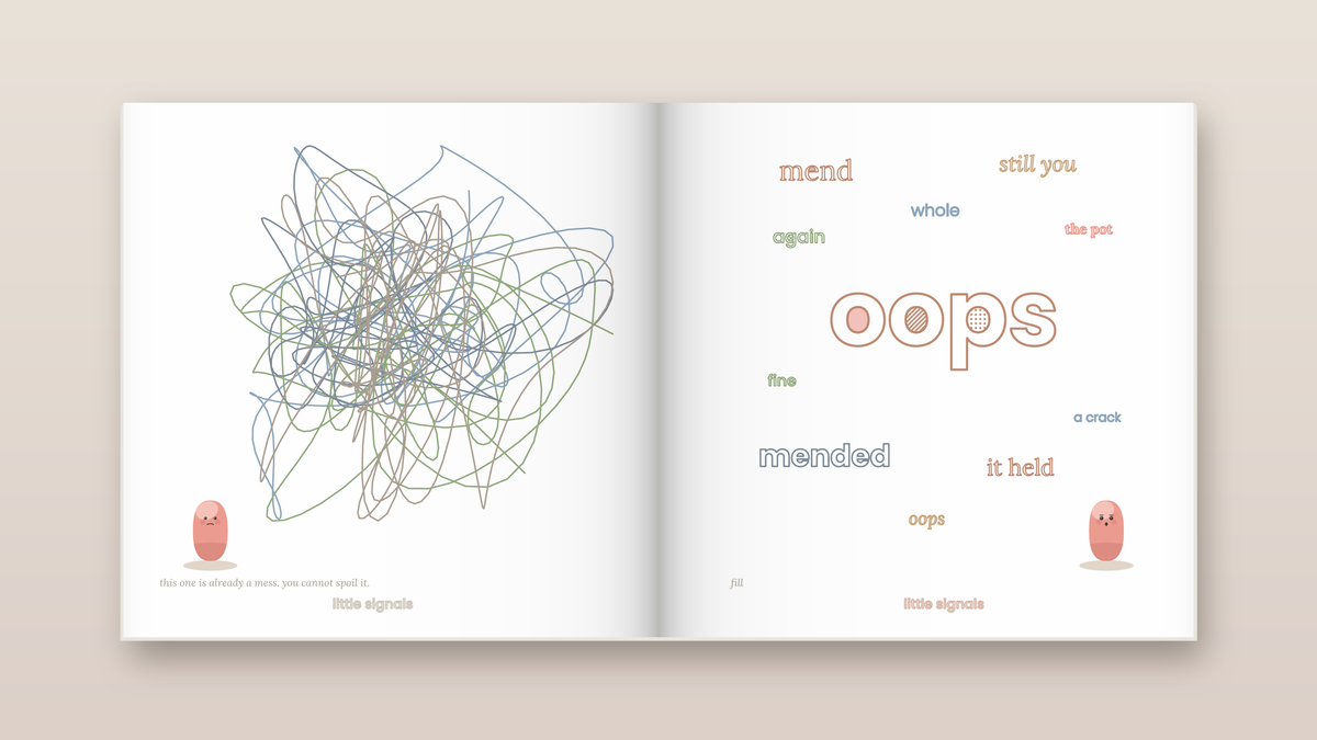 Little Signals: Doodle - A Book Where Every Page Is Already Started