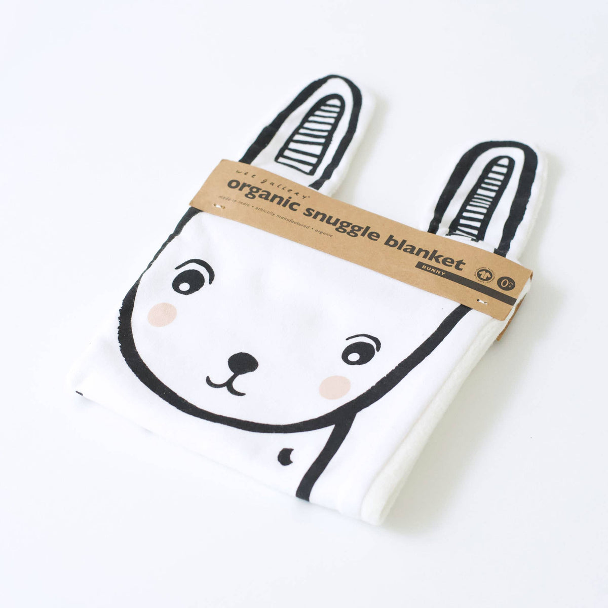 Bunny Snuggle Blanket - Organic Cotton Baby Lovey