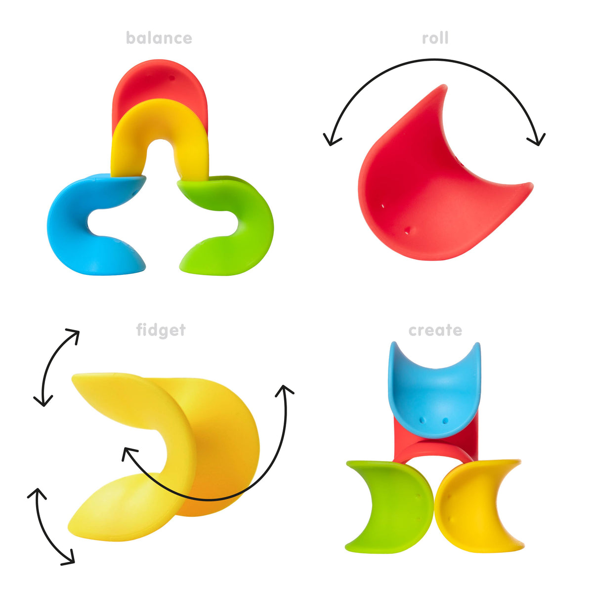 Ulu 3-set - Sensory and Educational STEM Toy MOLUK
