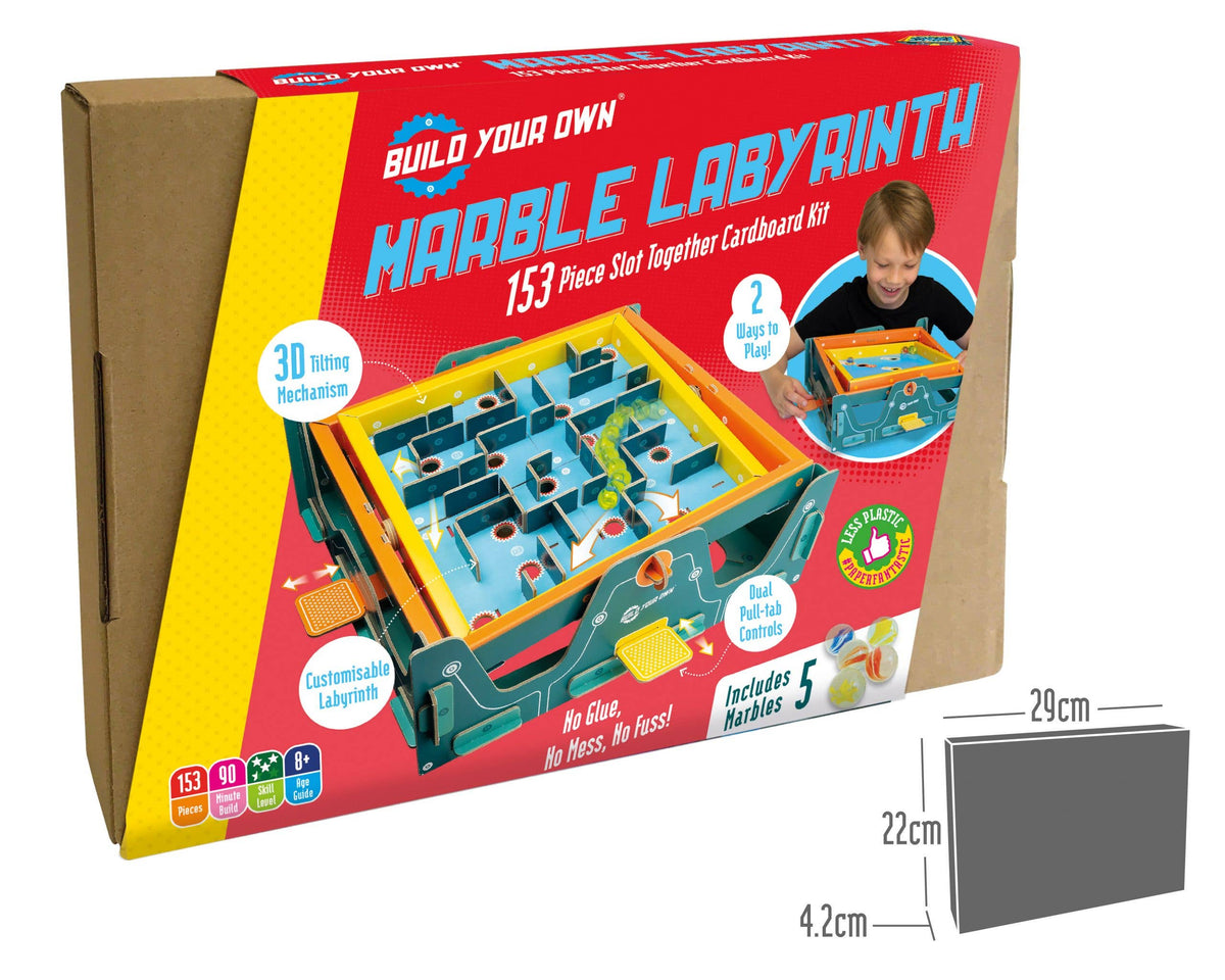 Build Your Own Marble Labyrinth - Eco-Friendly Craft Kit