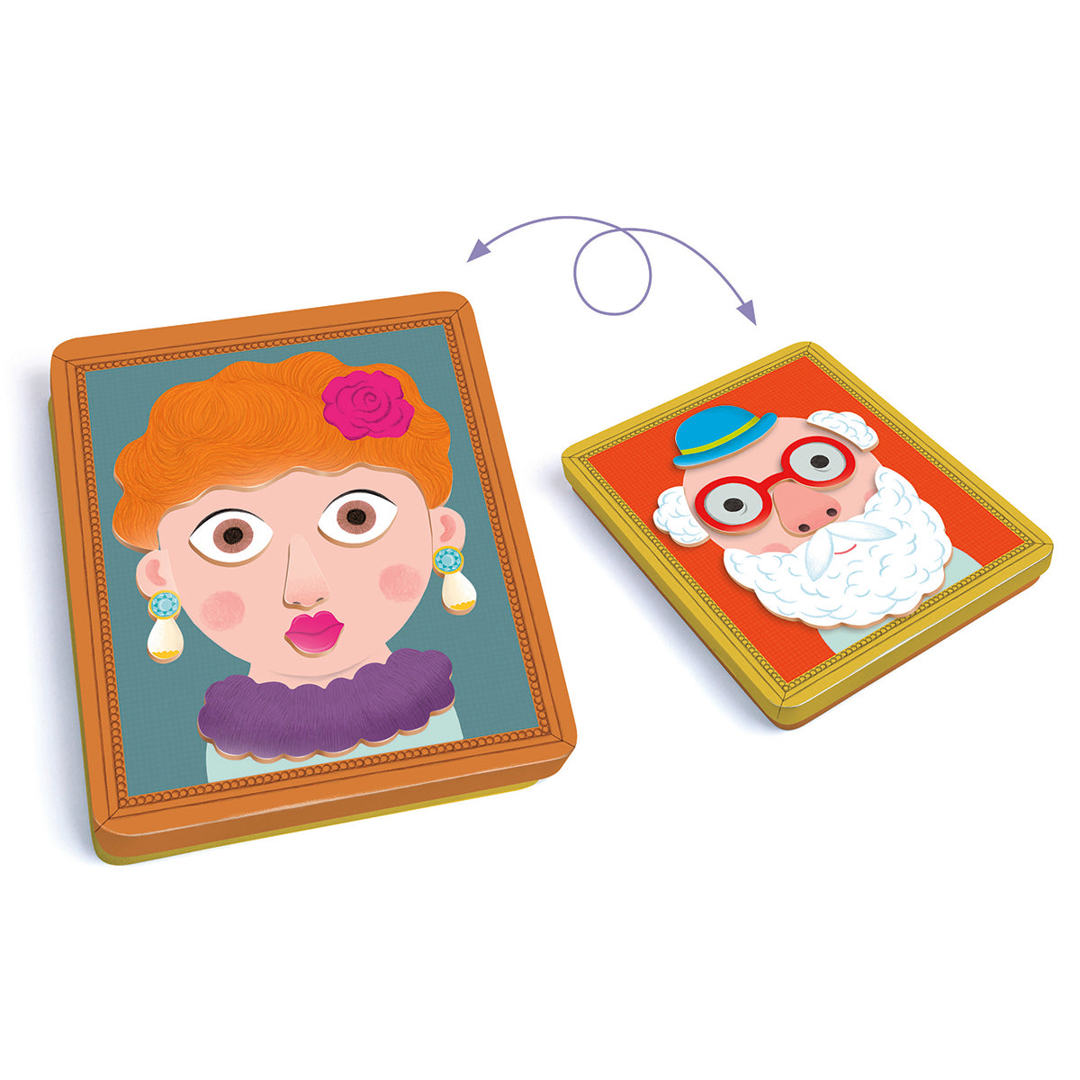 Djeco Magnetics - Inzebox Portraits
