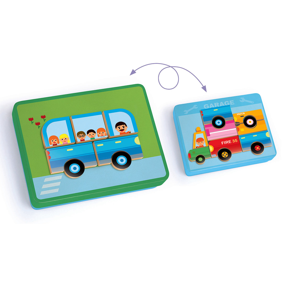 Djeco Magnetics - Inzebox Vehicles