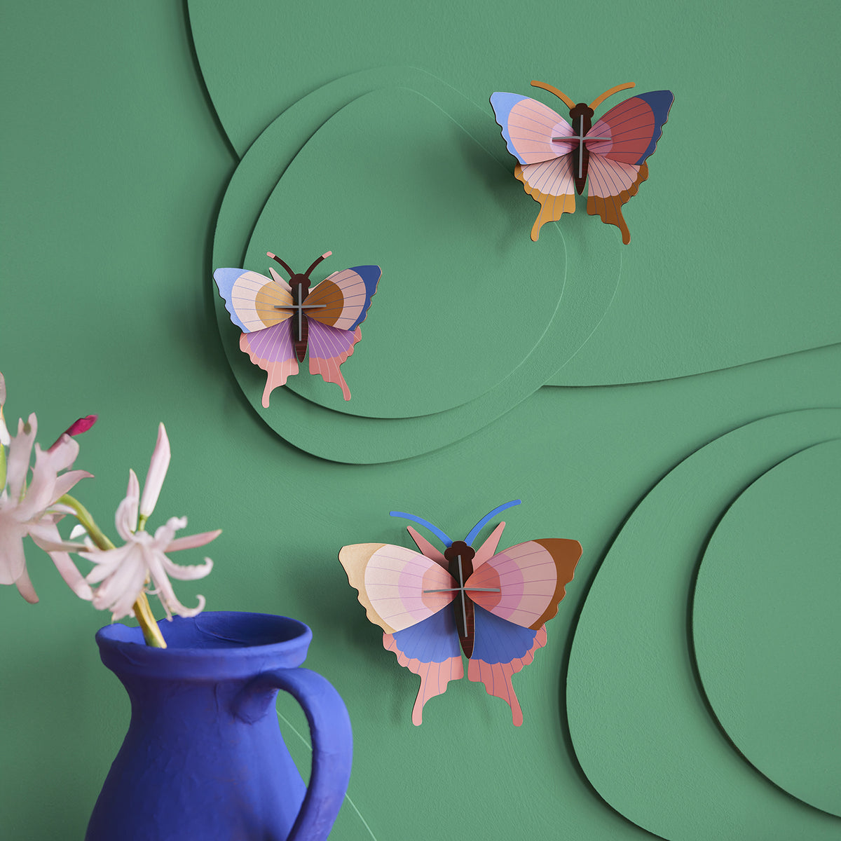 Insect Set - Gold Rim Butterflies