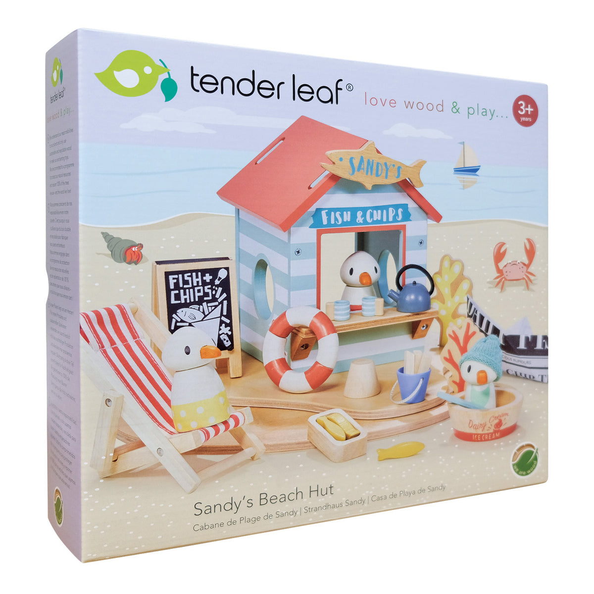 Tender Leaf Sandy's Beach Hut Play Set