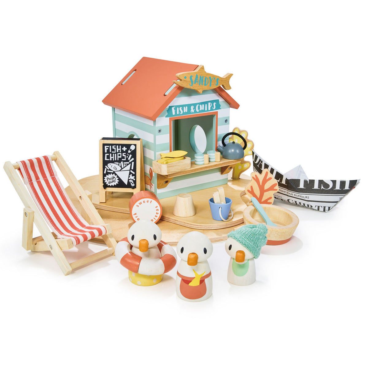 Tender Leaf Sandy's Beach Hut Play Set