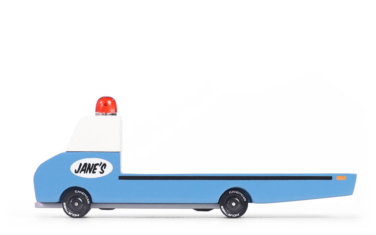 *Wonky* Jane's Tow Truck - Wooden Diecast Toy Car Candylab