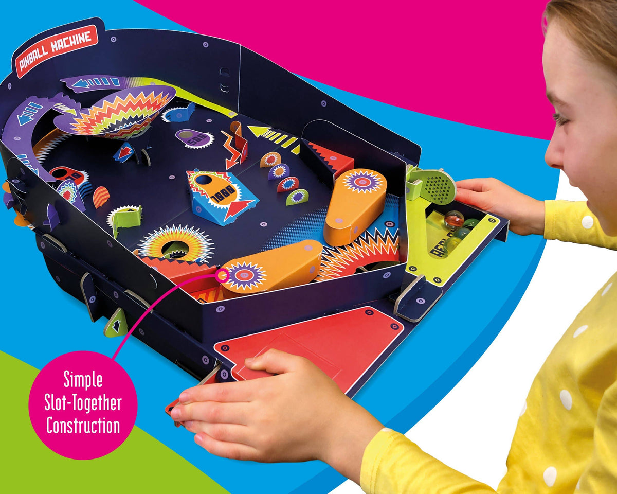Build Your Own Pinball Machine - Eco-Friendly Craft Kit