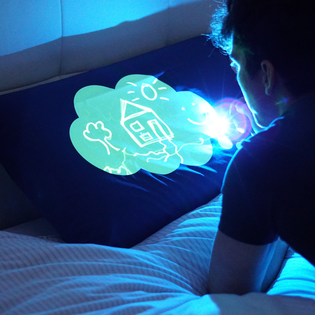 Glow Sketch Bedtime Pillowcase - Dream Cloud