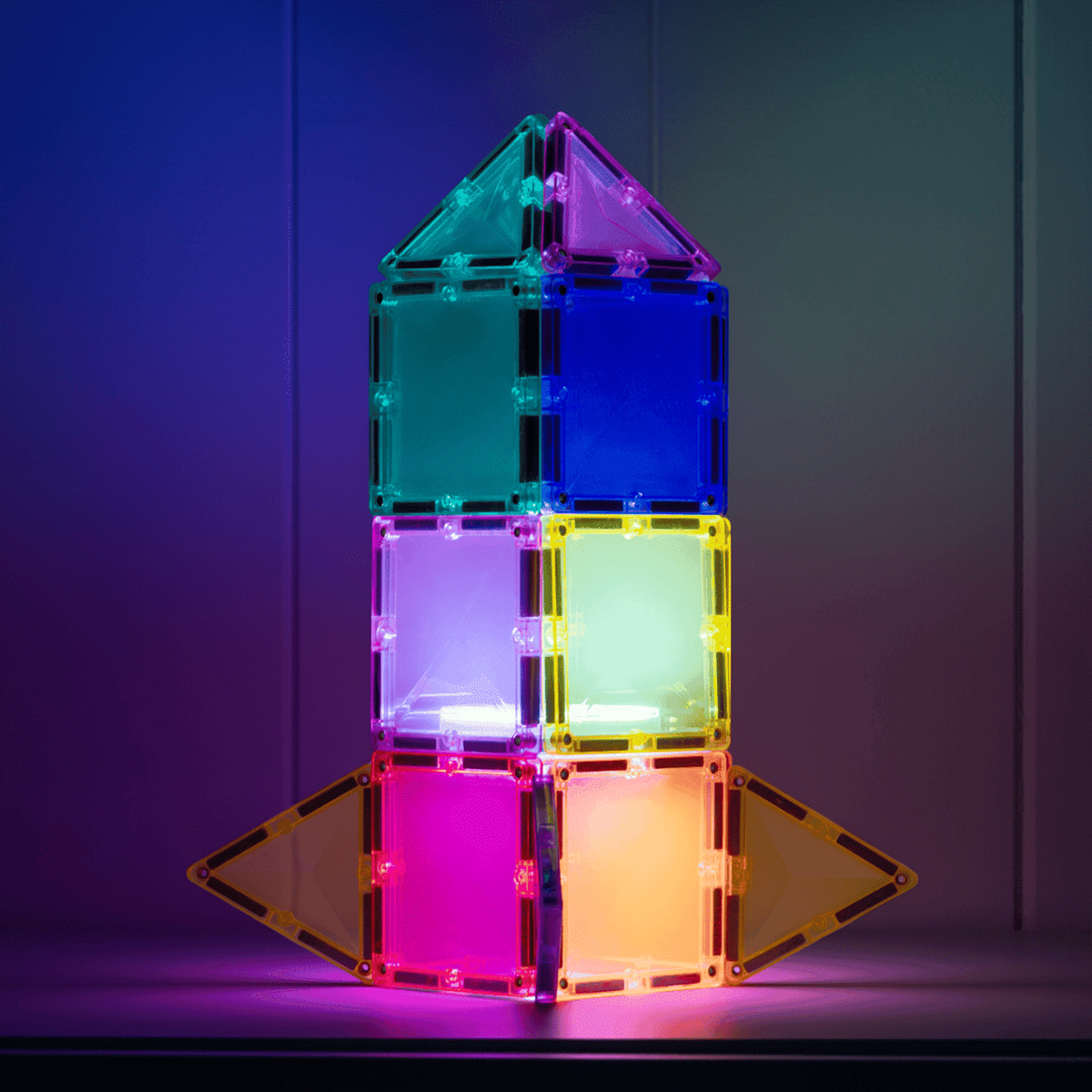 CONNETIX Magnetic Tiles LIGHT Star Pack 28 pcs.