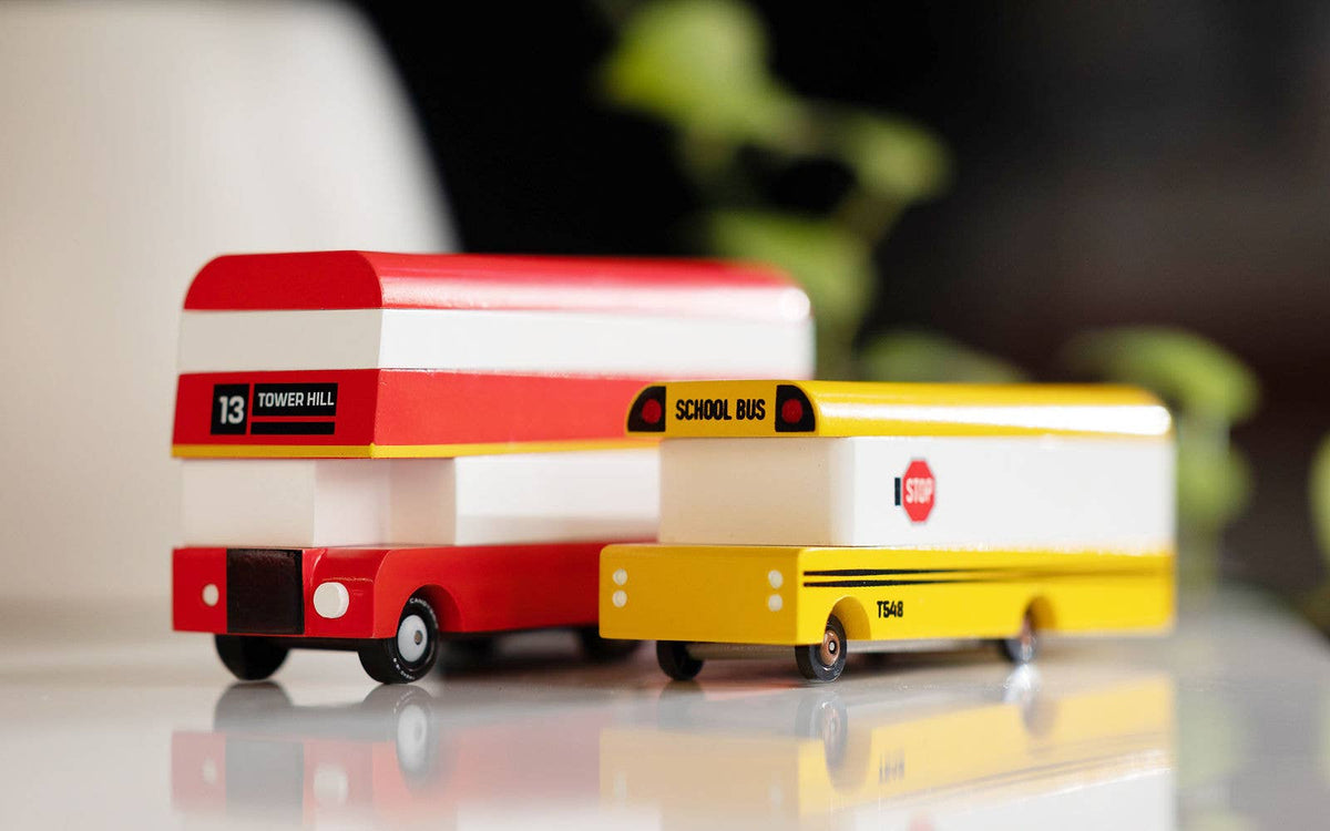 London Bus - Large - Wooden Toy Vehicle Candylab