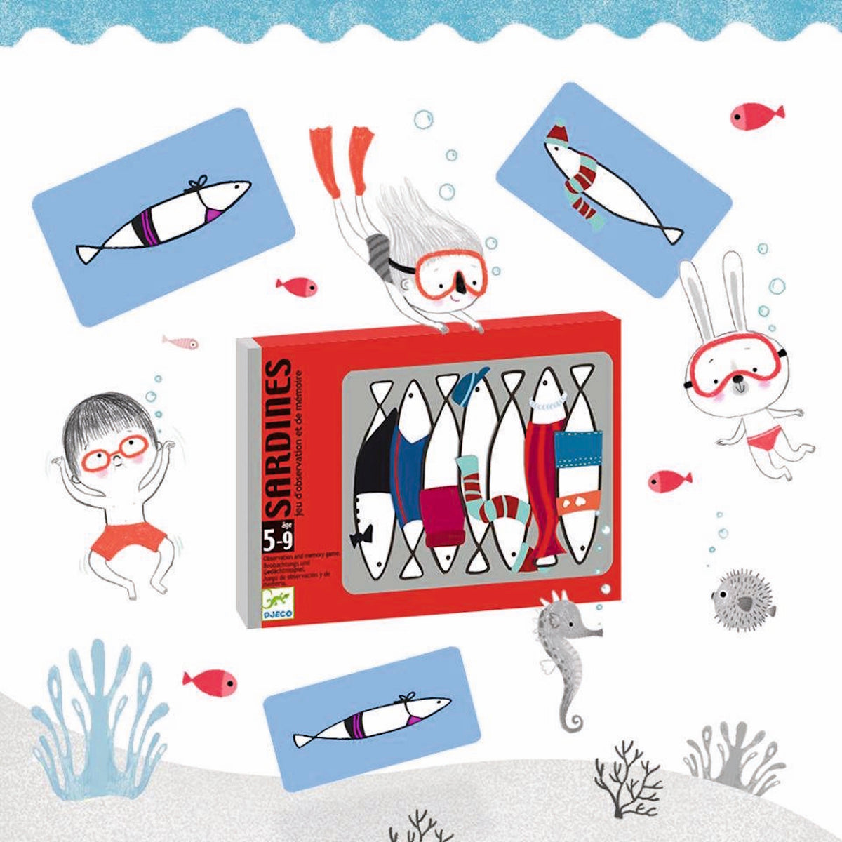 Djeco Card Games - Sardines