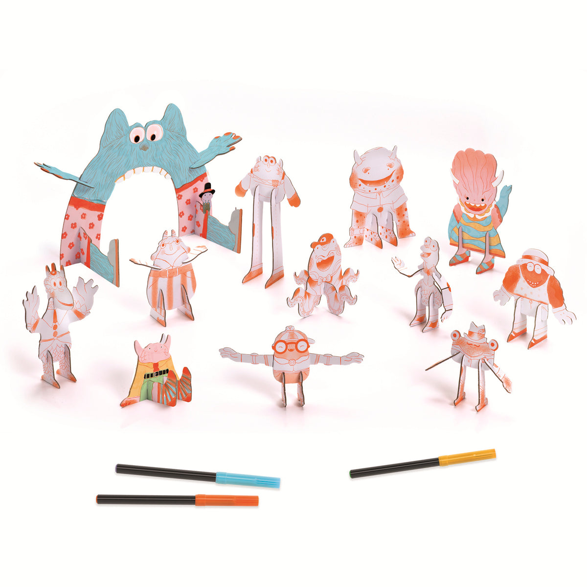 Djeco Colour Assemble Play - Team Monsters