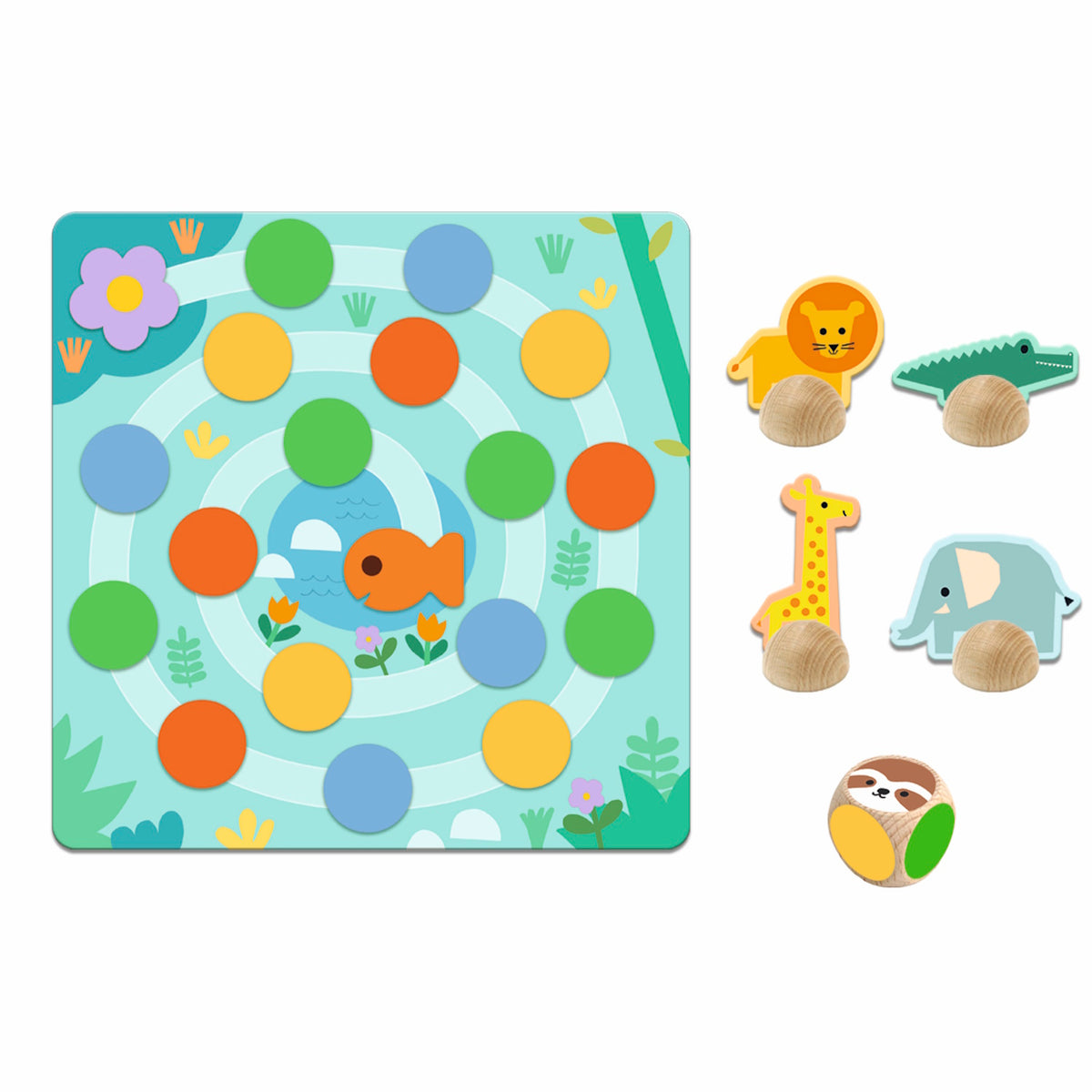 Djeco Games - Wild Animals Five Game Set