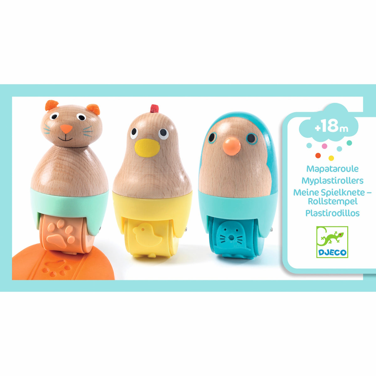 Djeco Play Dough- My Animal Rollers