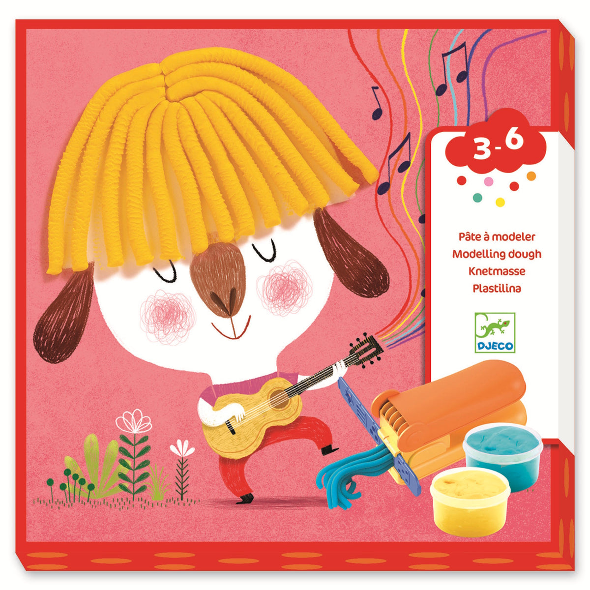 *Wonky* Djeco Play Dough - Curly and Straight Hair