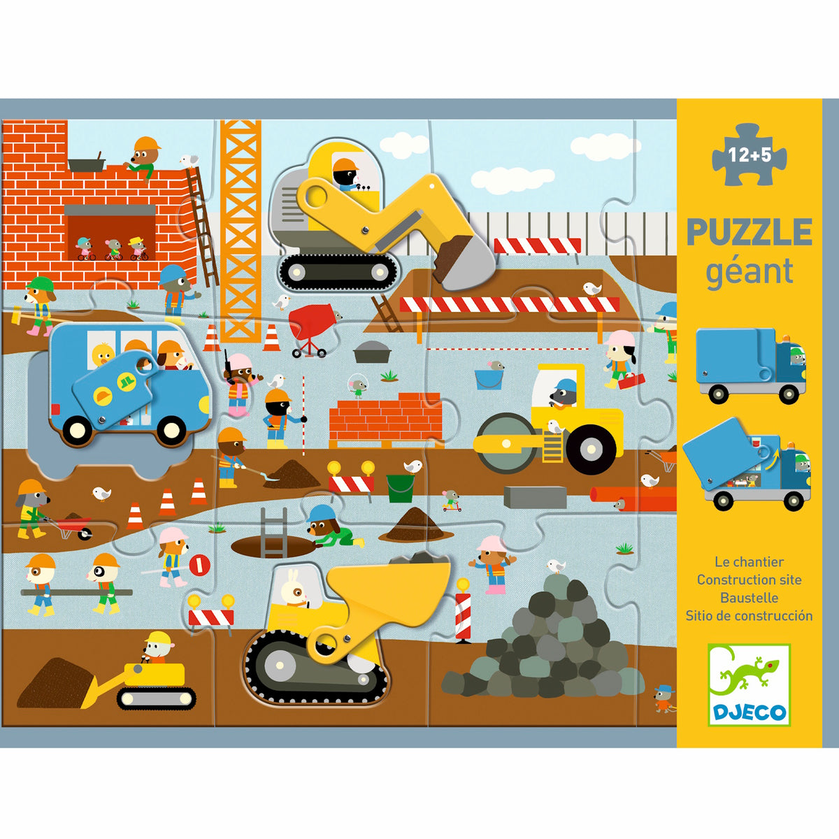 Djeco Puzzle - Construction Site