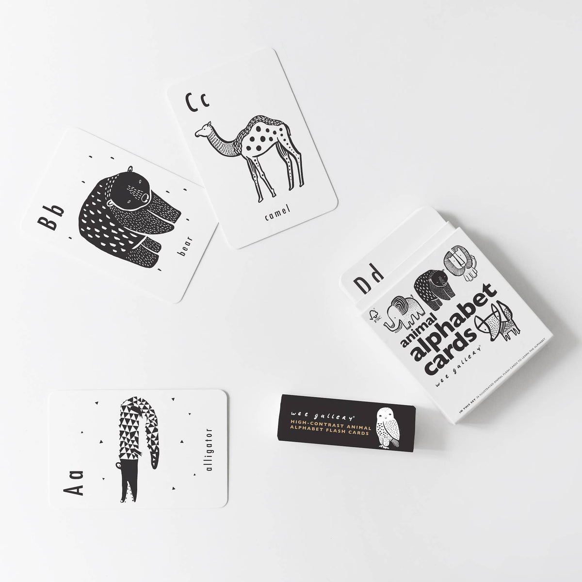 Animal Alphabet Cards - ABC Learning Flash Cards