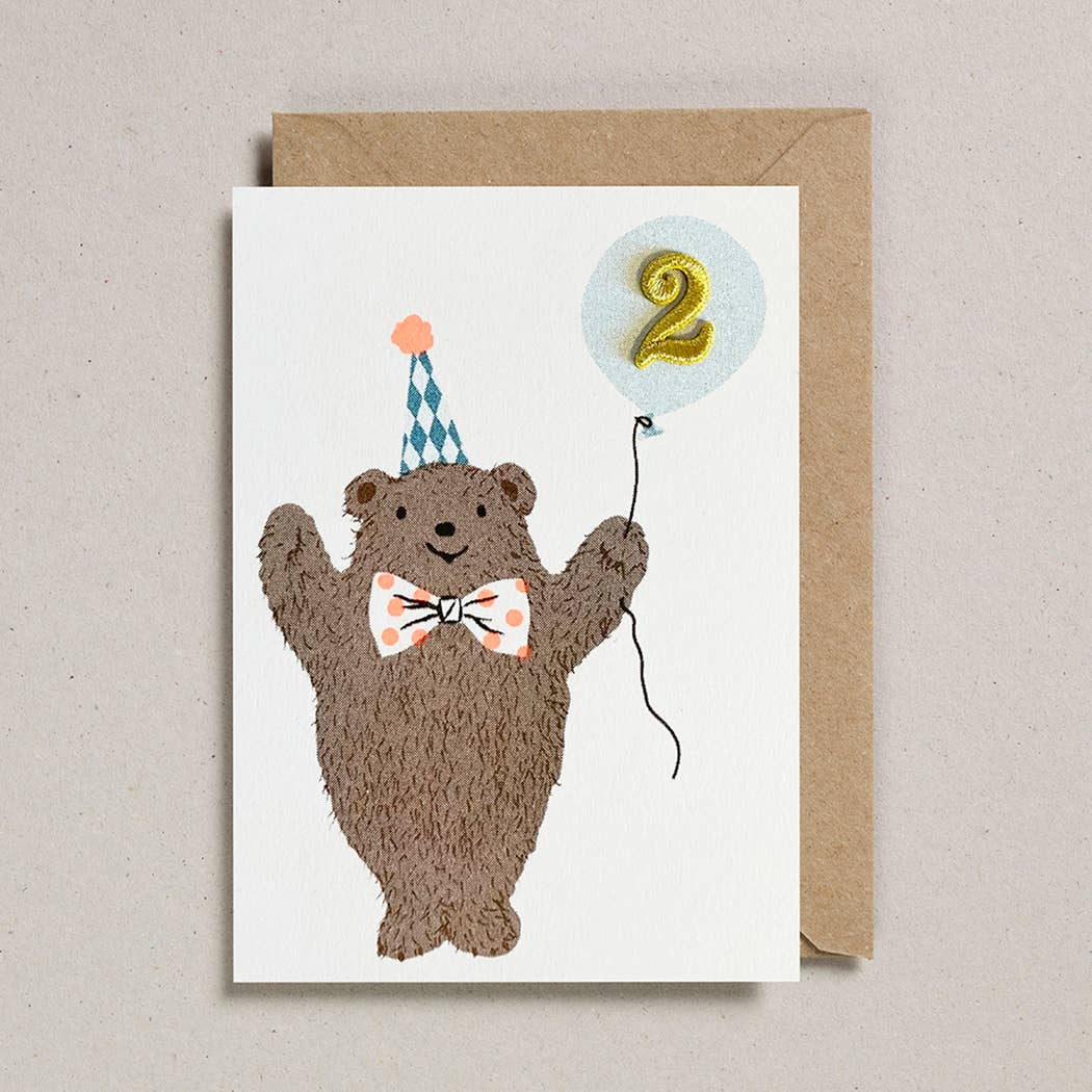 Confetti Pets Card Age 2 - Bear