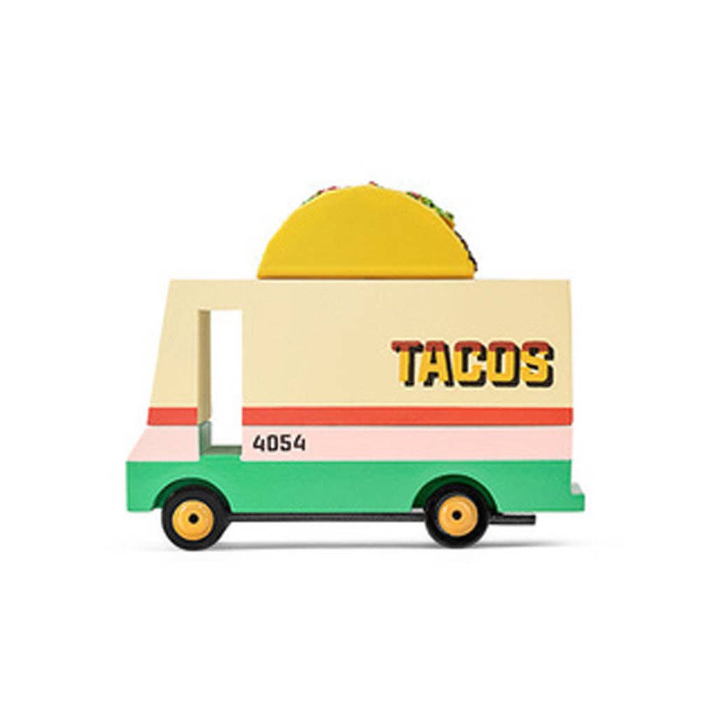 Candyvan - Taco Van - Wooden Diecast Toy Car Candylab