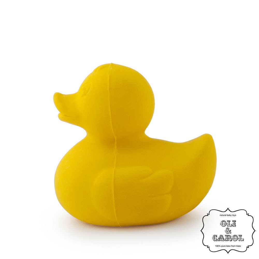 Rubber Duck - Natural Rubber Bath Toy Oli&Carol
