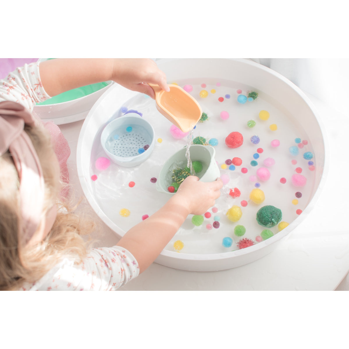Inspire My Play Nesting Bowl Set - Green/Blue
