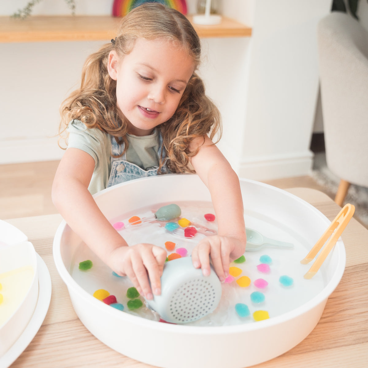 Inspire My Play Nesting Bowl Set - Green/Blue