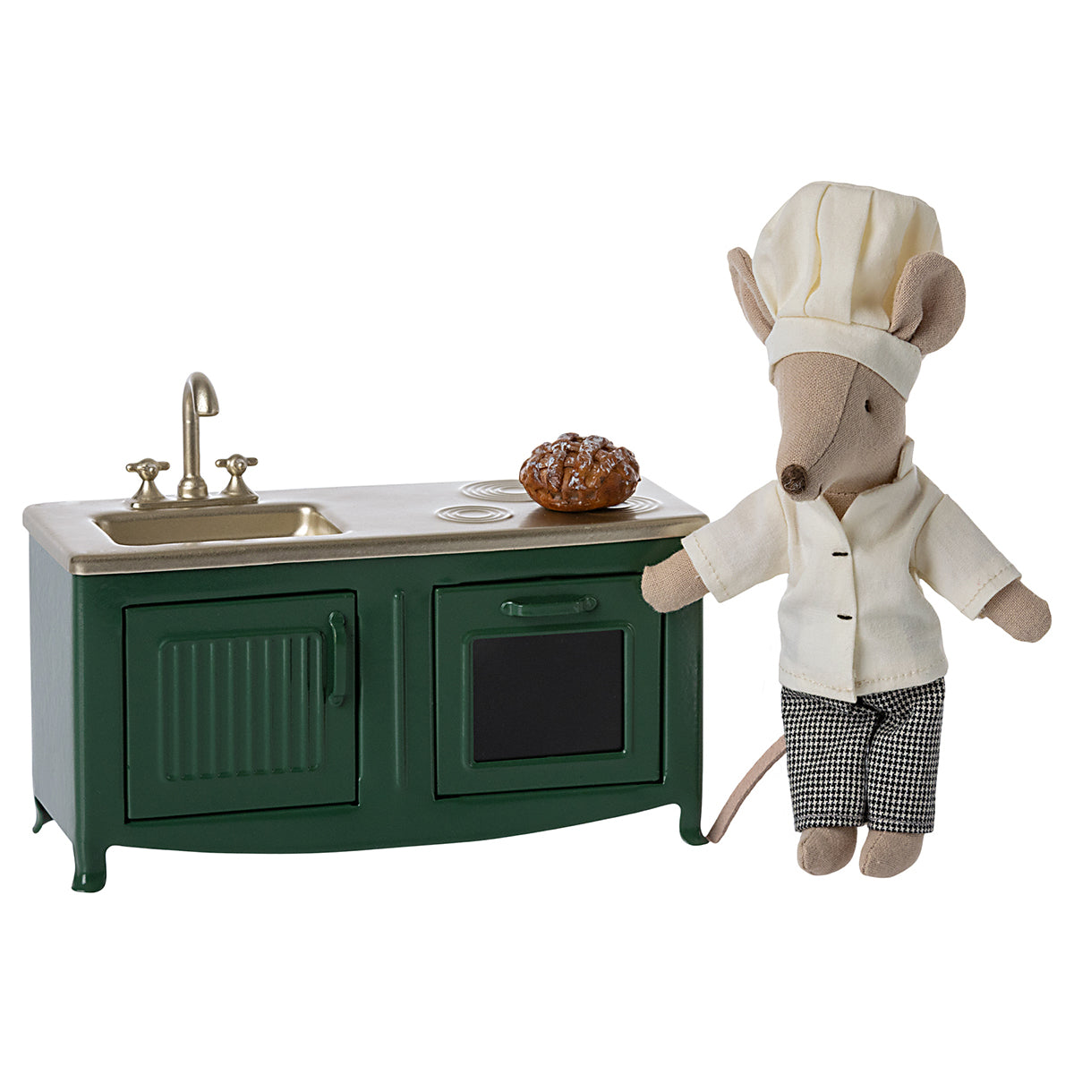 Maileg Kitchen for Mouse House - Dark Green