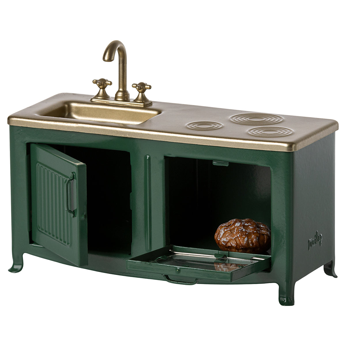 Maileg Kitchen for Mouse House - Dark Green