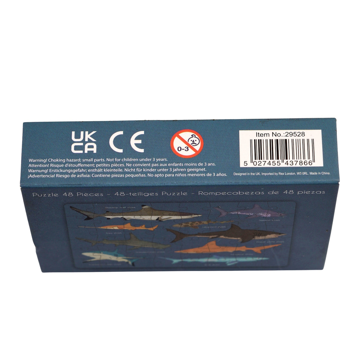 Rex London Matchbox Jigsaw Puzzle - Sharks