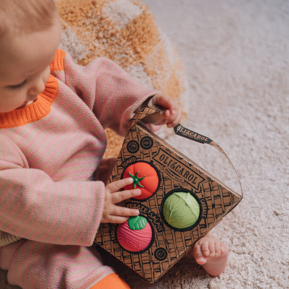 Oli & Carol Baby Sensory Ball Veggie Salad