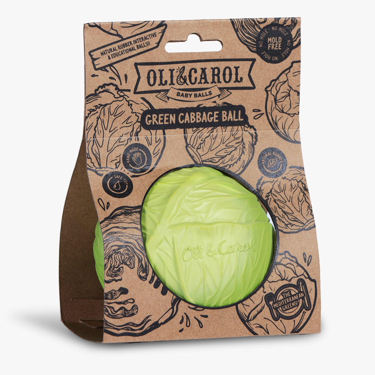 Oli & Carol Green Cabbage Baby Ball