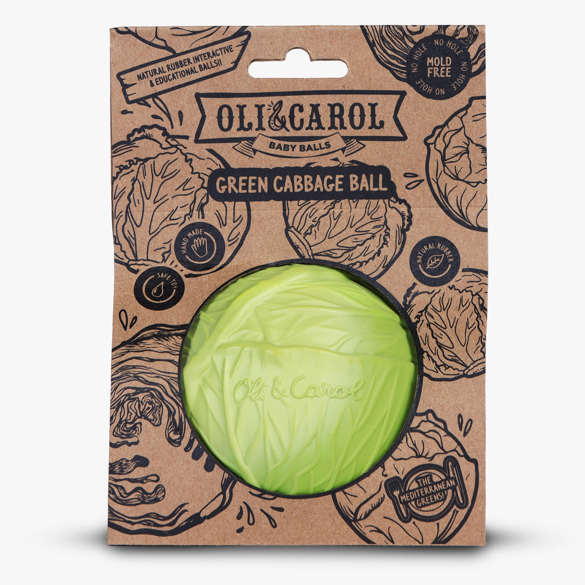 Oli & Carol Green Cabbage Baby Ball