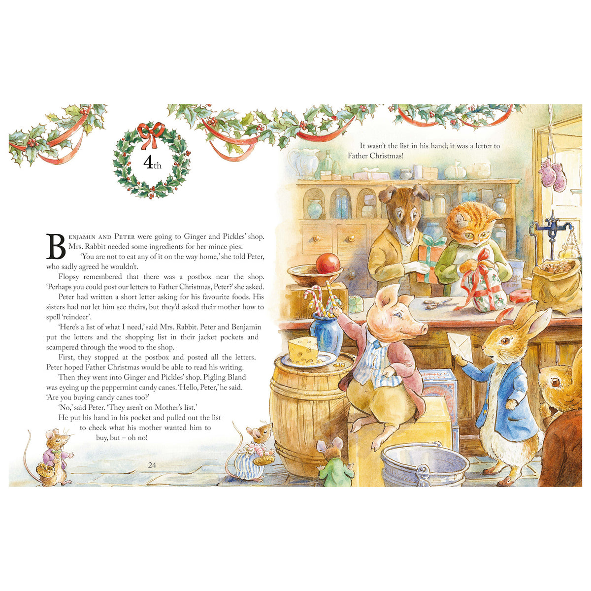 Peter Rabbit Christmas Is Coming Advent Book