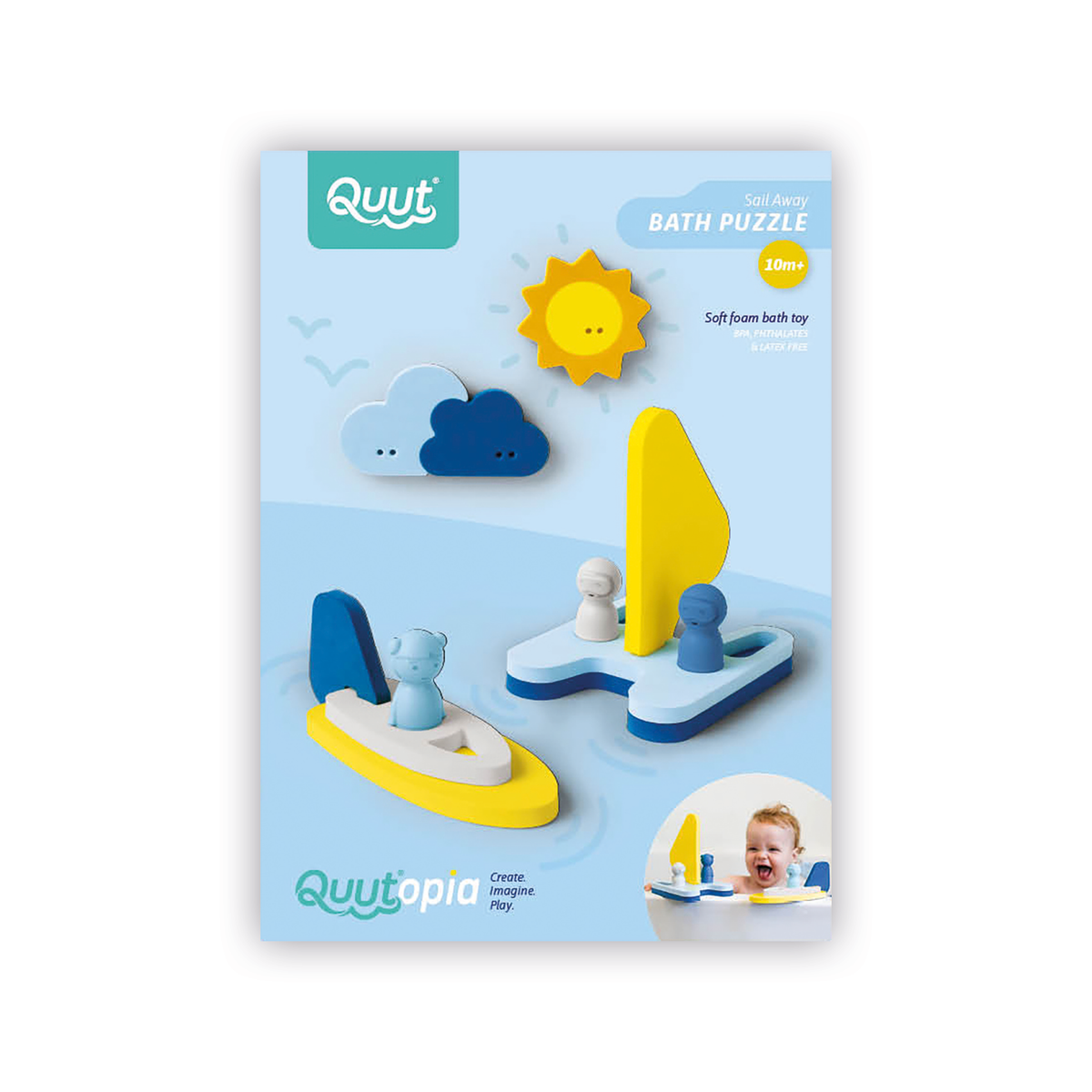 Quut Bath Toy Puzzle Friends - Sail Away