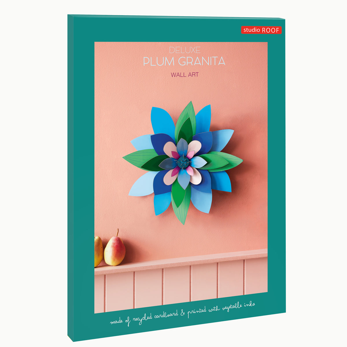 Wall Art Flowers - Deluxe Plum Granita