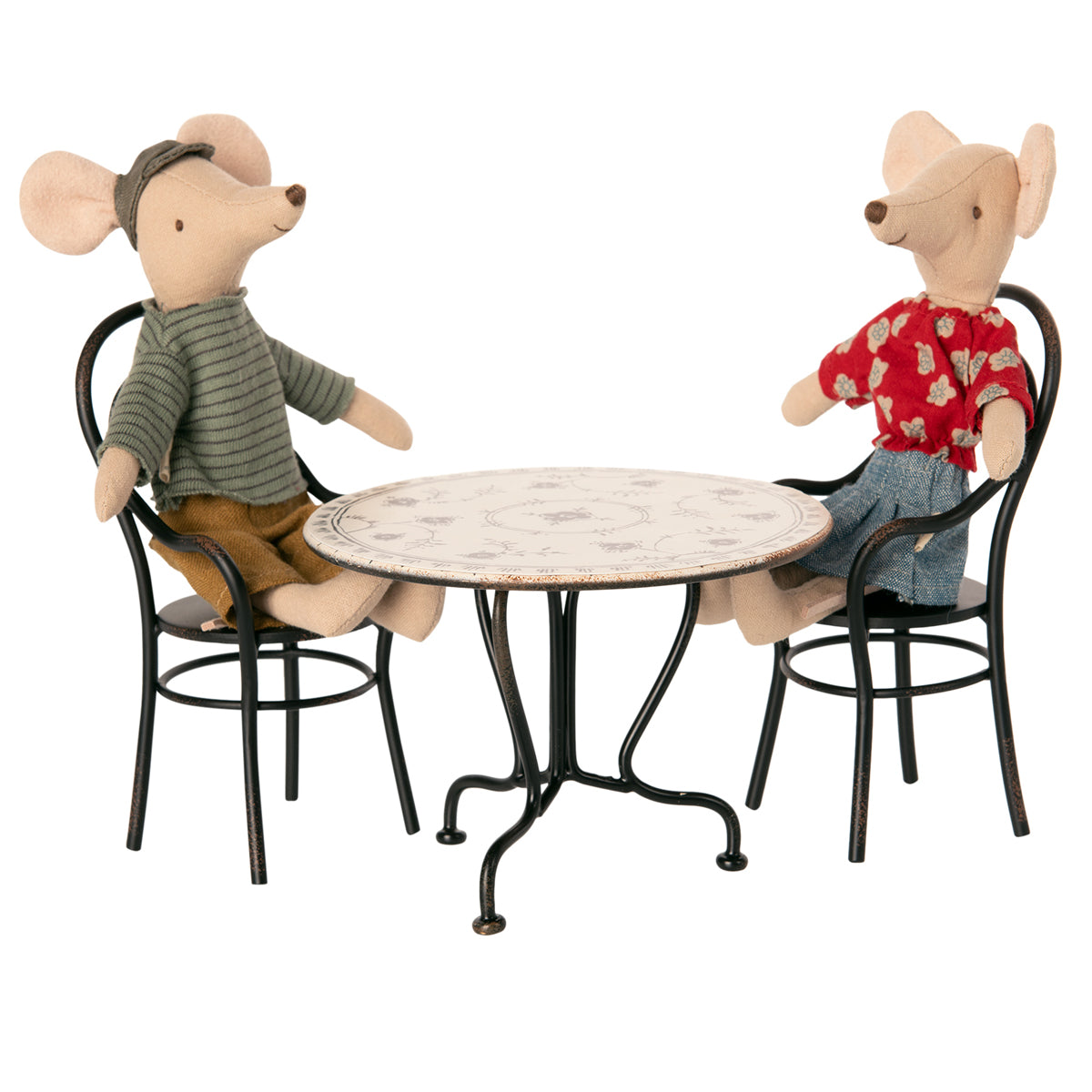 Maileg Dining Set with 2 Chairs
