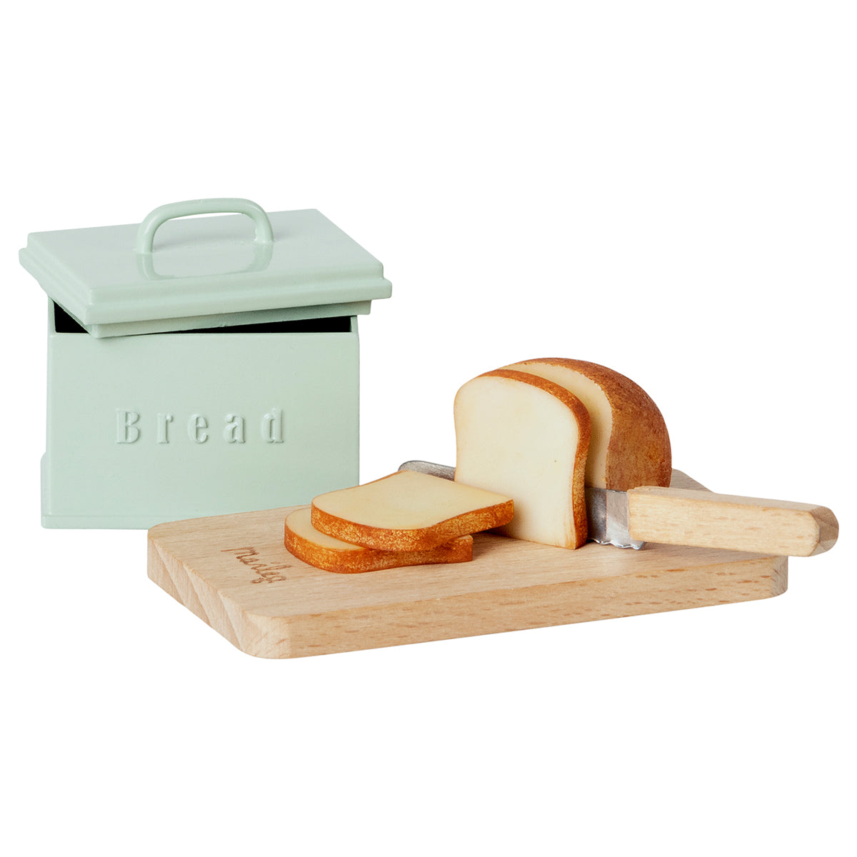 Maileg Miniature Bread Box with Cutting Board