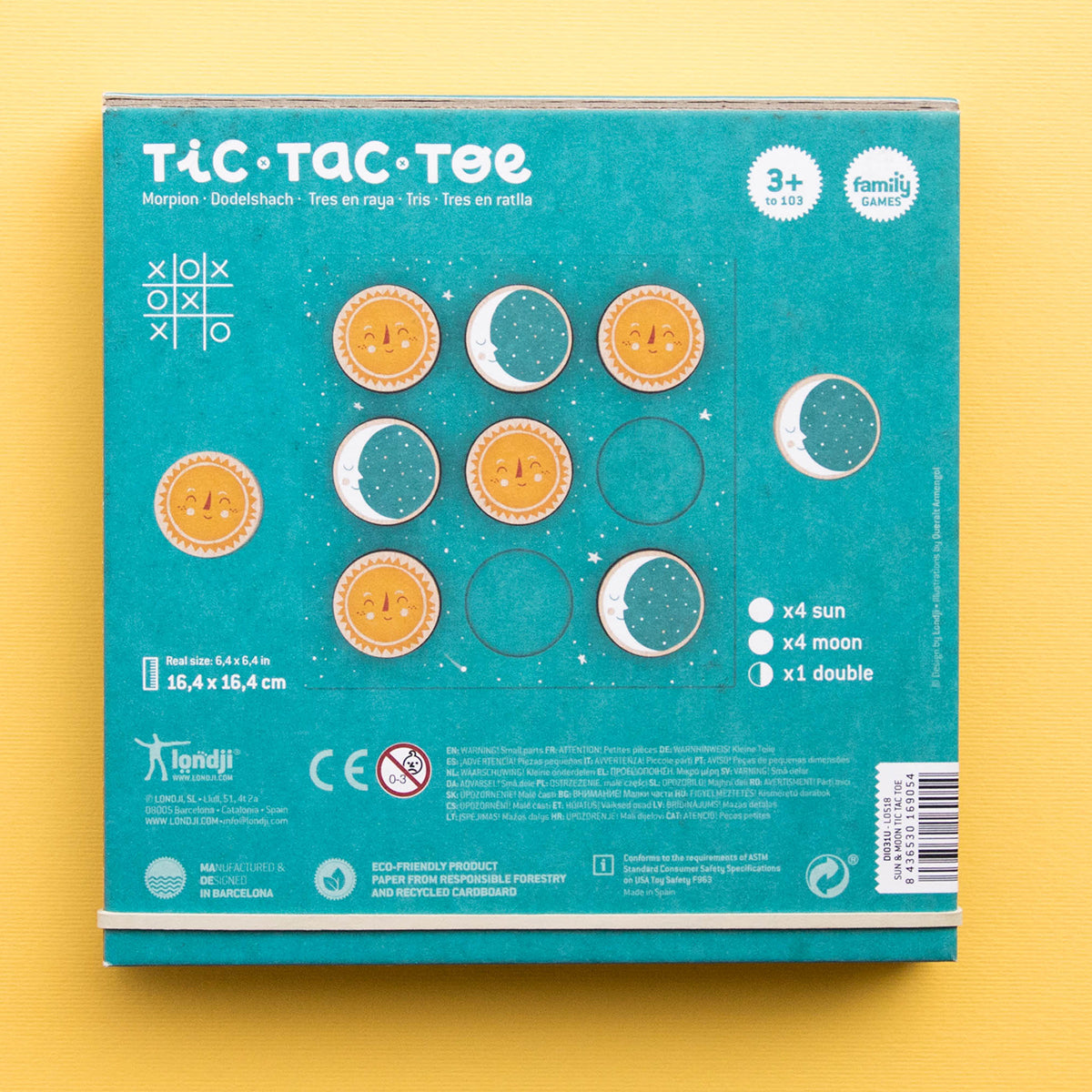 Sun & Moon Tic Tac Toe - by Londji