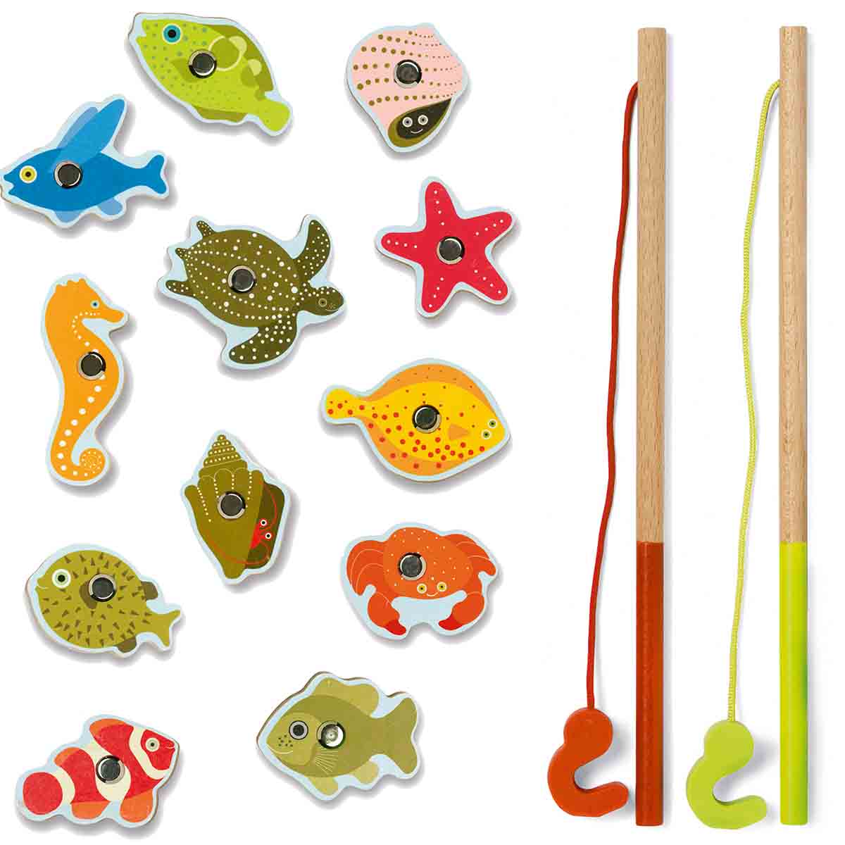 Djeco First Games - Magnetic Fishing Tropic