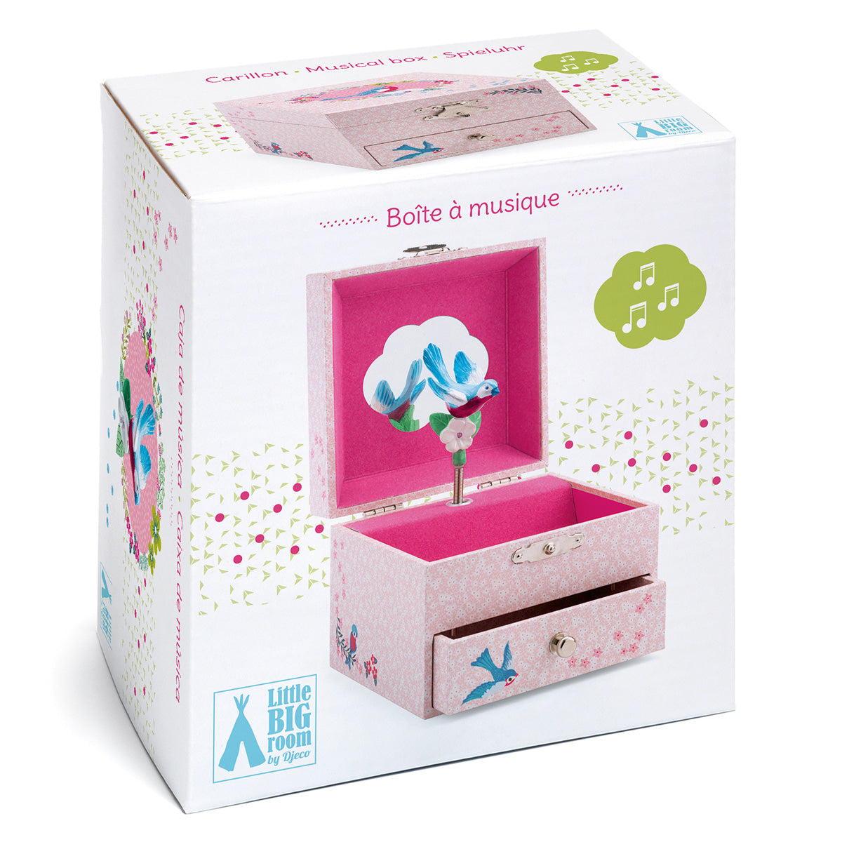 *Wonky* Djeco Jewellery Box - Chaffinch's Melody