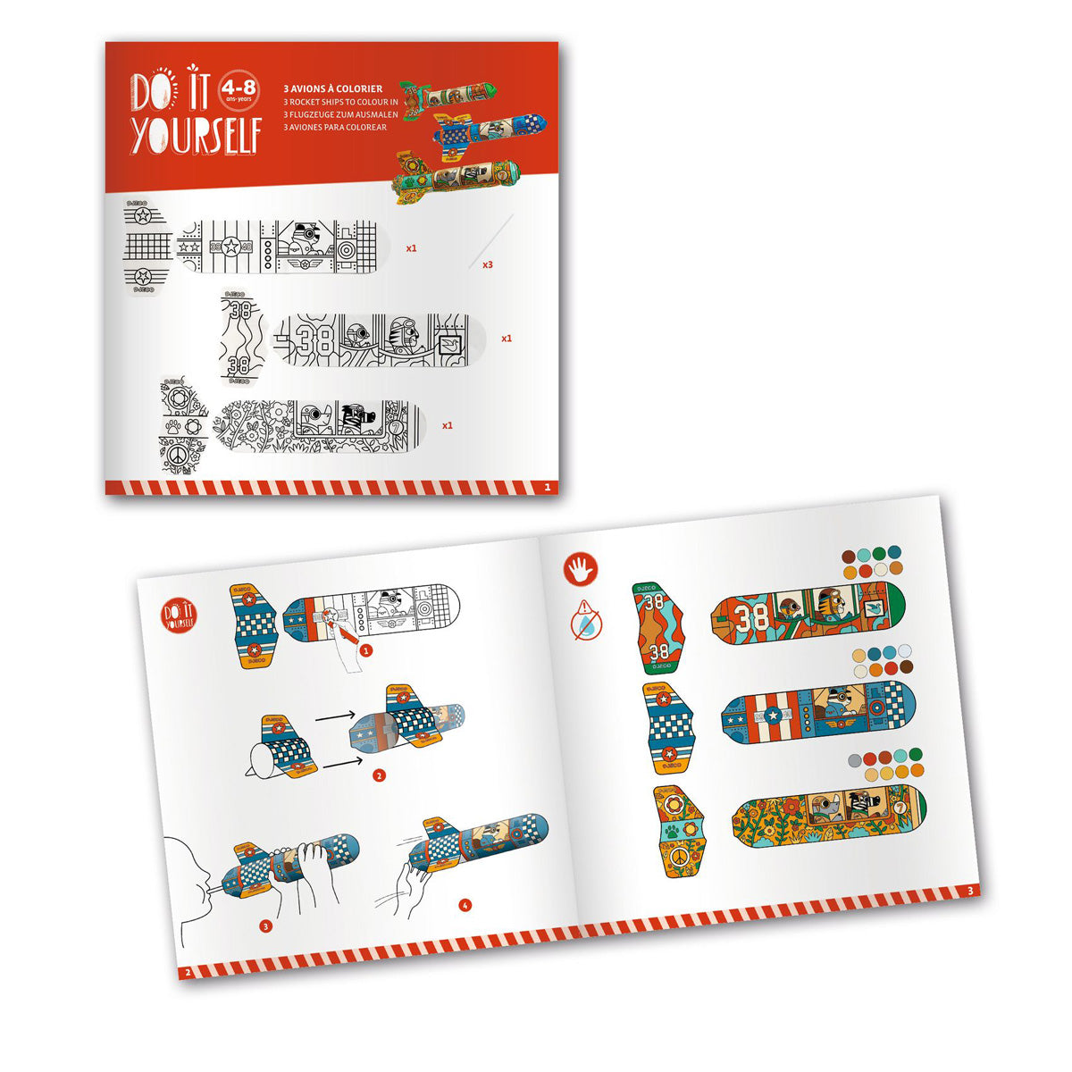 DIY Colour In Rocket Ships By Djeco