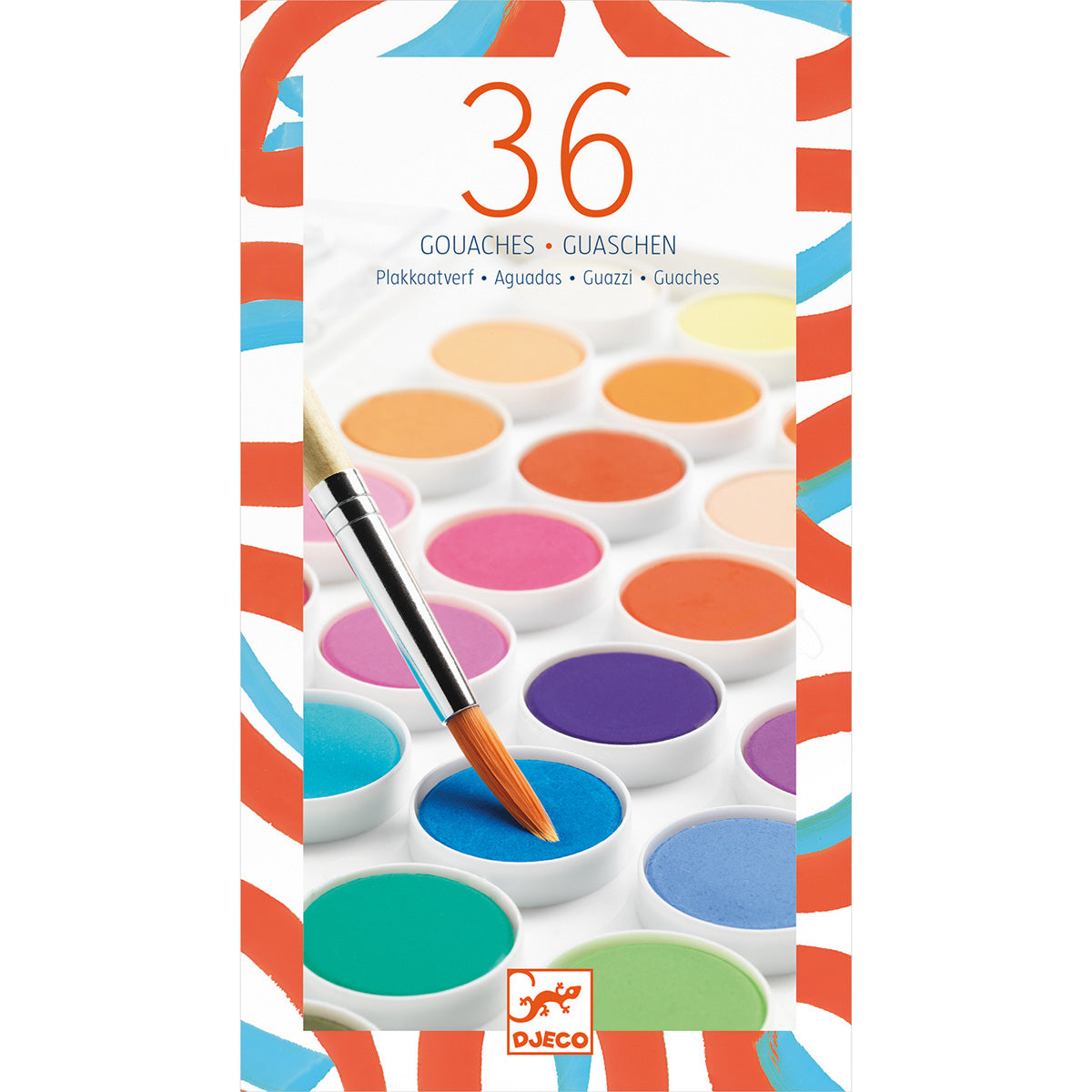 Djeco Colours - 36 Colour Paint Cakes