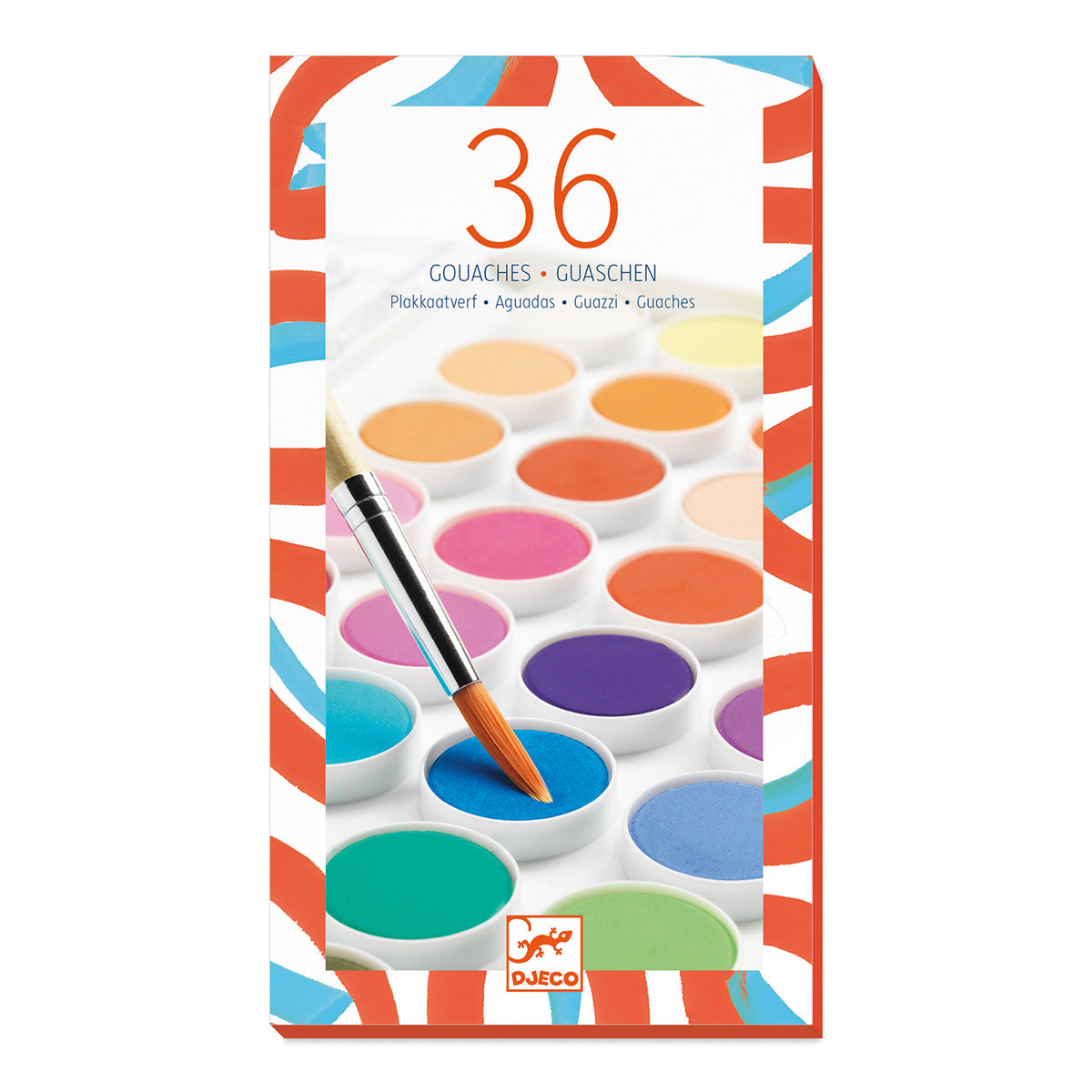 Djeco Colours - 36 Colour Paint Cakes