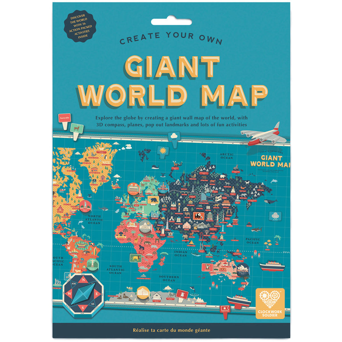 Create Your Own Giant World Map